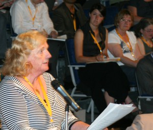 Sue speaking recently at the Lib Dem Conference. Fighting for womens rights and the deed to protect the most vunerable in our community